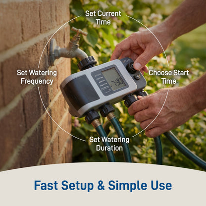 Orbit B-hyve XD 4-Outlet Smart Watering Timer | Gen 2 Hub Included