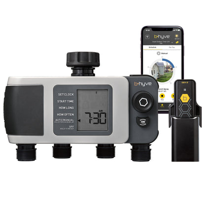 Orbit B-hyve XD 4-Outlet Smart Watering Timer | Gen 2 Hub Included