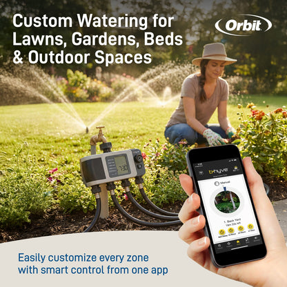 Orbit B-hyve XD 4-Outlet Smart Watering Timer | Gen 2 Hub Included