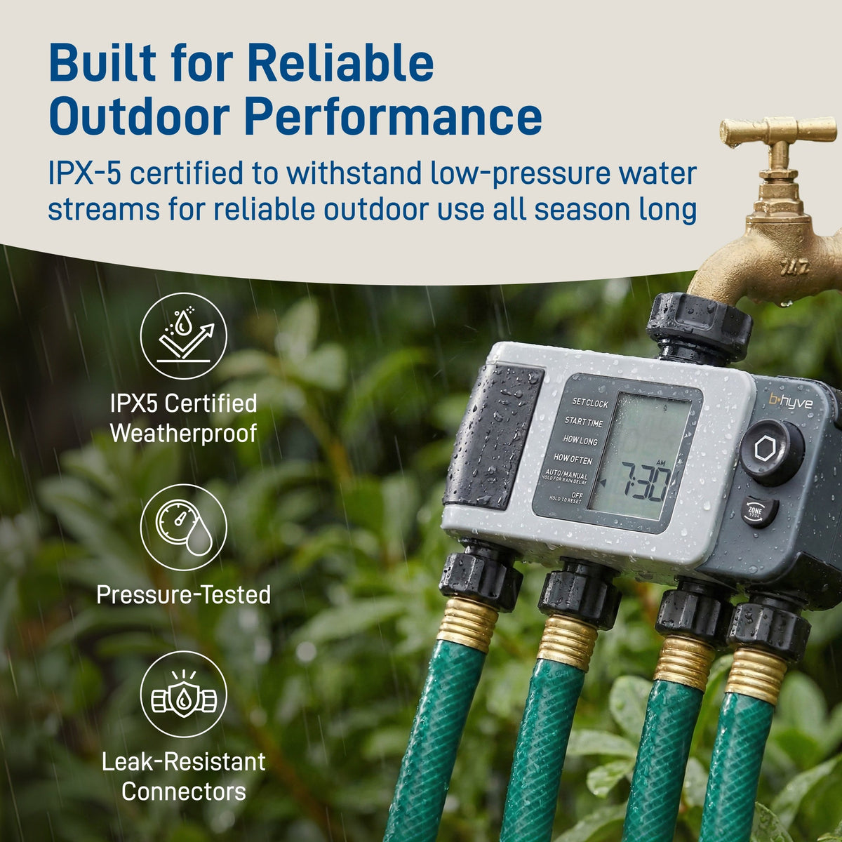 Orbit B-hyve XD 4-Outlet Smart Watering Timer | Gen 2 Hub Included