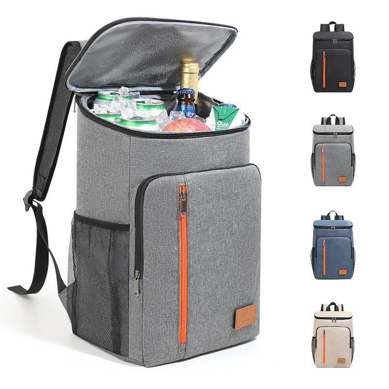 Backpack Cooler Leakproof Insulated Waterproof Backpack Cooler Bag, Lightweight Soft Beach Cooler Backpack for Men Women to Work Lunch Picnics Camping Hiking, 30 Cans