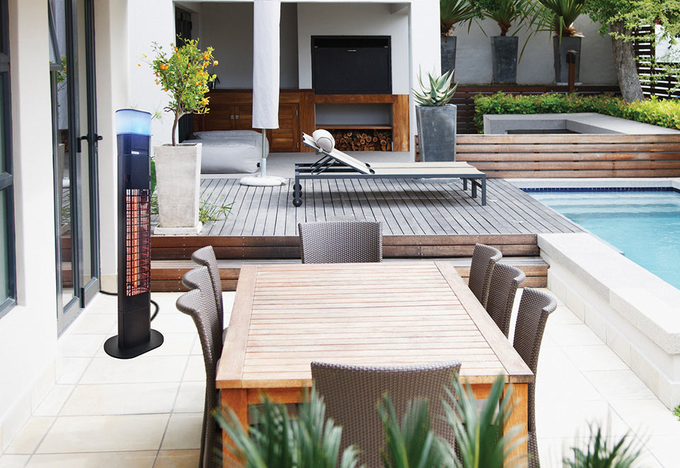 Ultimate Outdoor Heater and Bluetooth Speaker