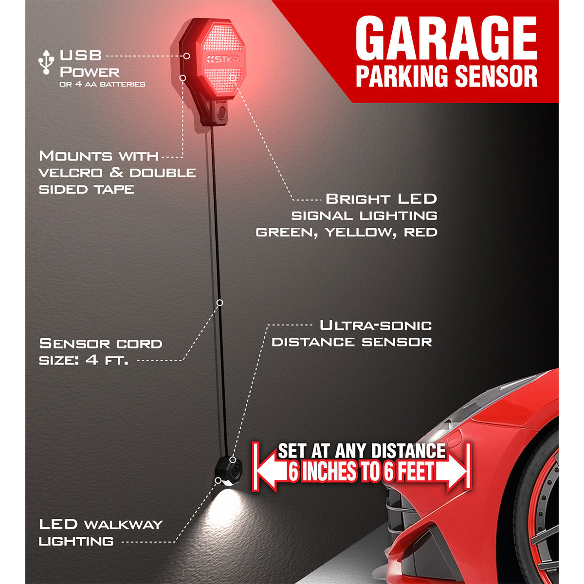 Ultrasonic Garage Parking Sensor