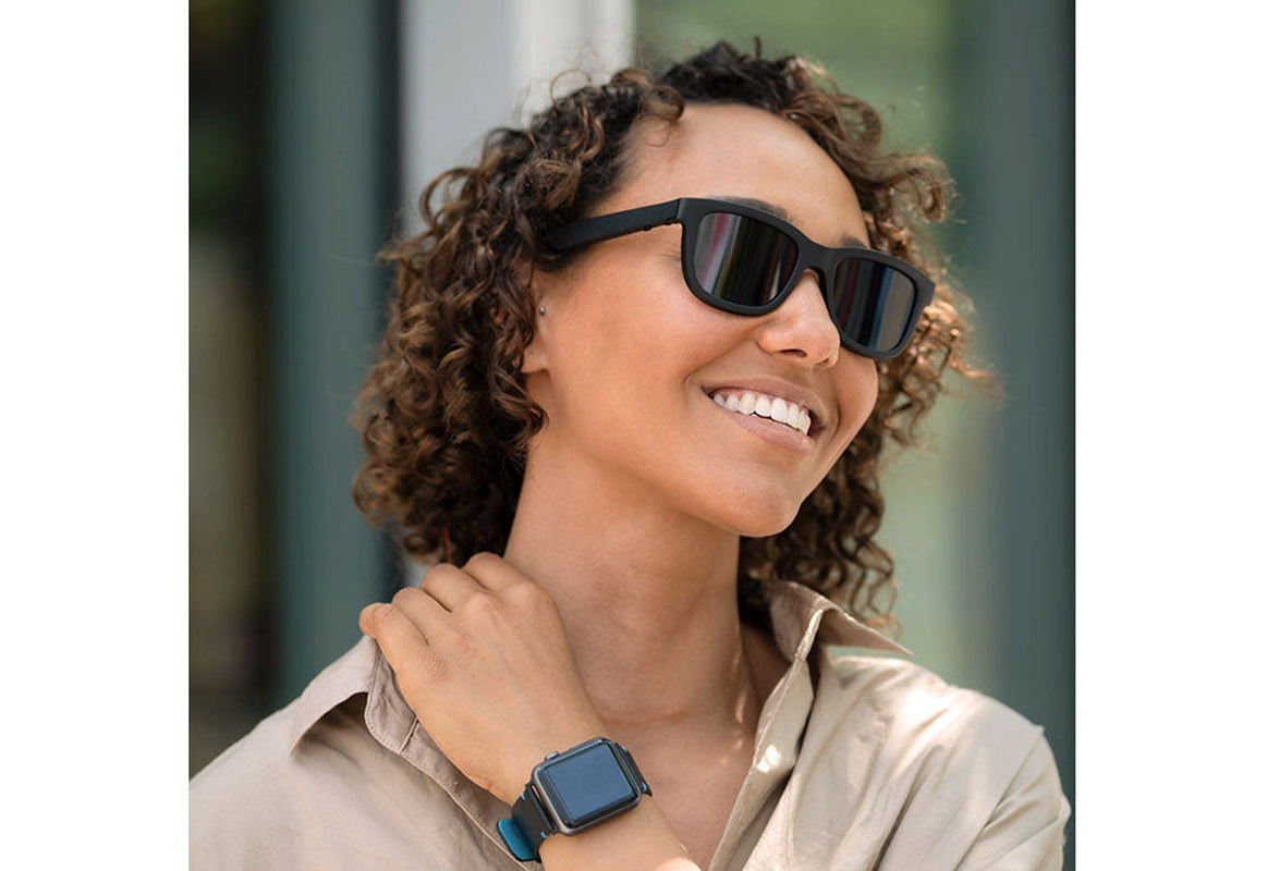 App-Enabled Tint Changing Smart Sunglasses with Audio