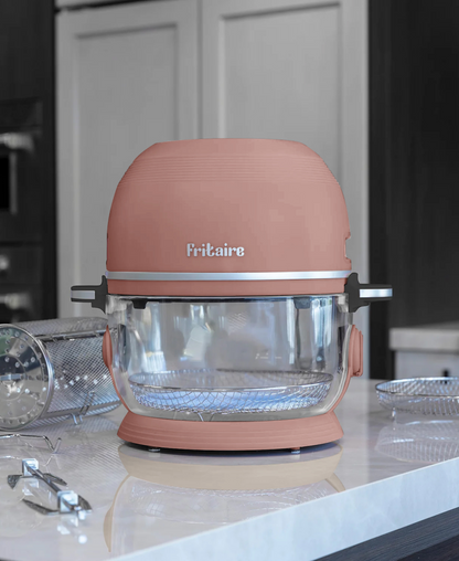 Fritaire 9-in-1 Glass Air Fryer | Mauve Rose