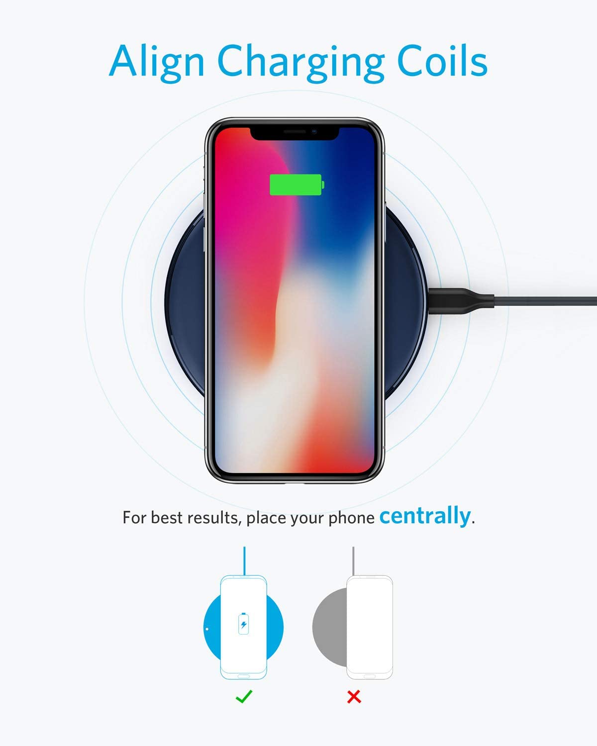 Anker 313 Wireless Charger | PowerWave Pad