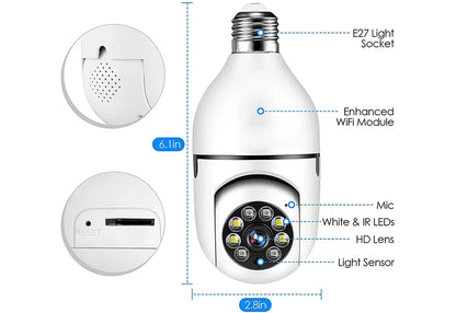 360-Degree Lightbulb Camera