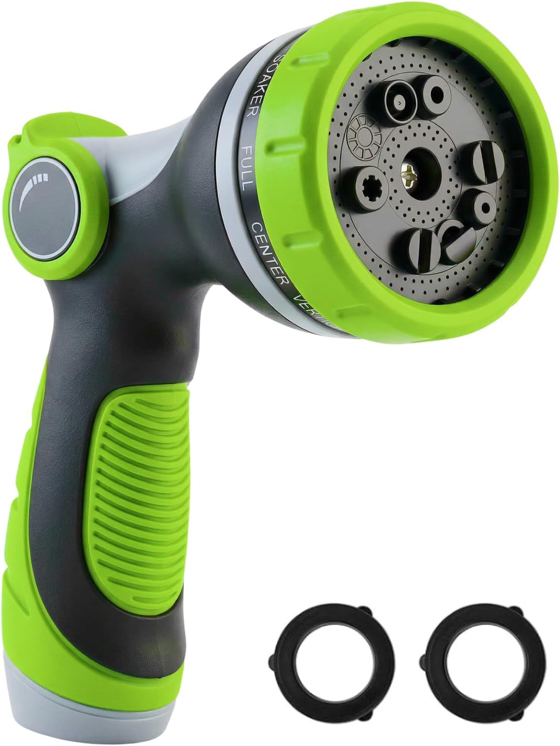 Garden Hose Nozzle Heavy Duty - 10 Patterns Water Hose Sprayer Nozzle