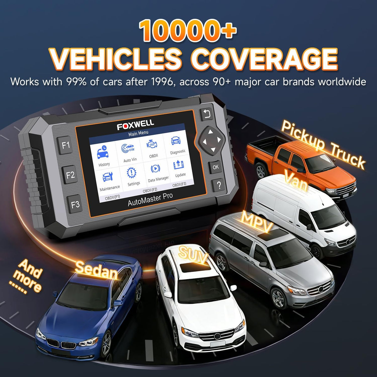 2026  NT614 Elite OBD2 Scanner, 4 Systems, 5 Resets Code Reader