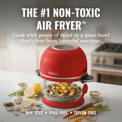 Fritaire 9-in-1 Glass Air Fryer | Orange