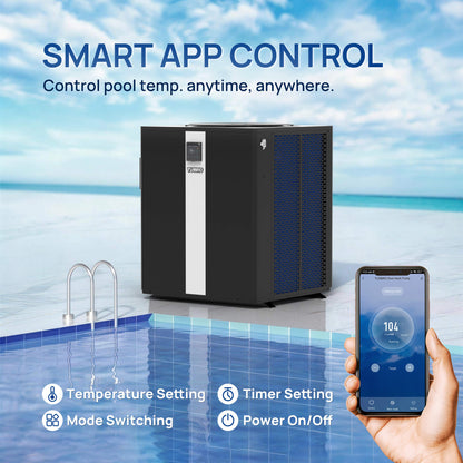 TURBRO Beluga Inverter Pool Heat Pump | 120K / 160K