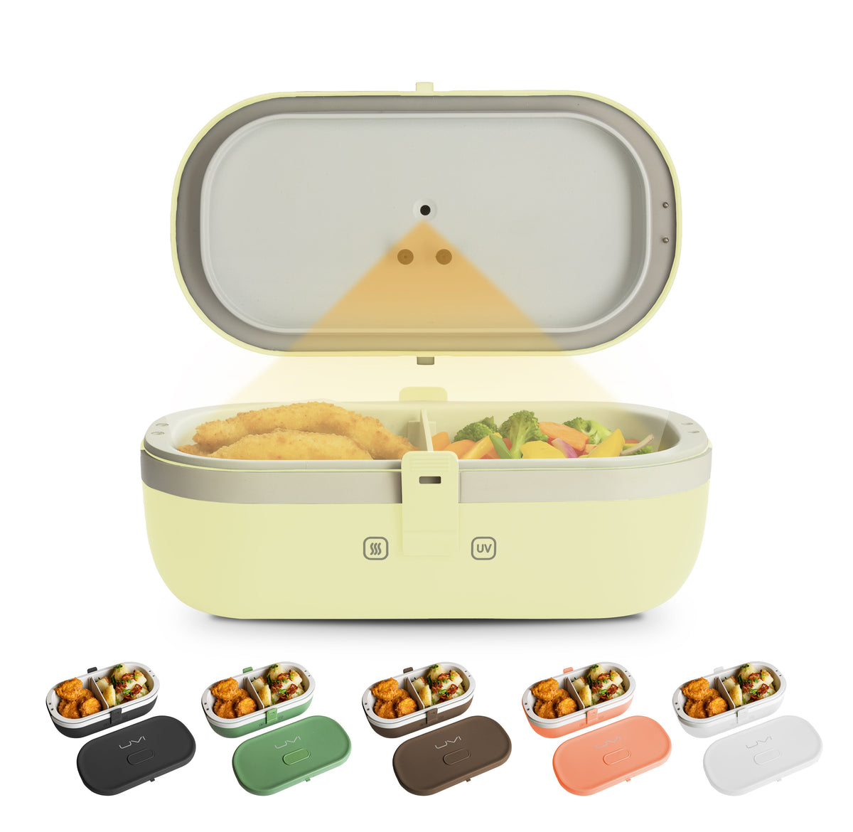 UVI Plus Heated Lunch Box | USB-C & UV Sanitizing Function