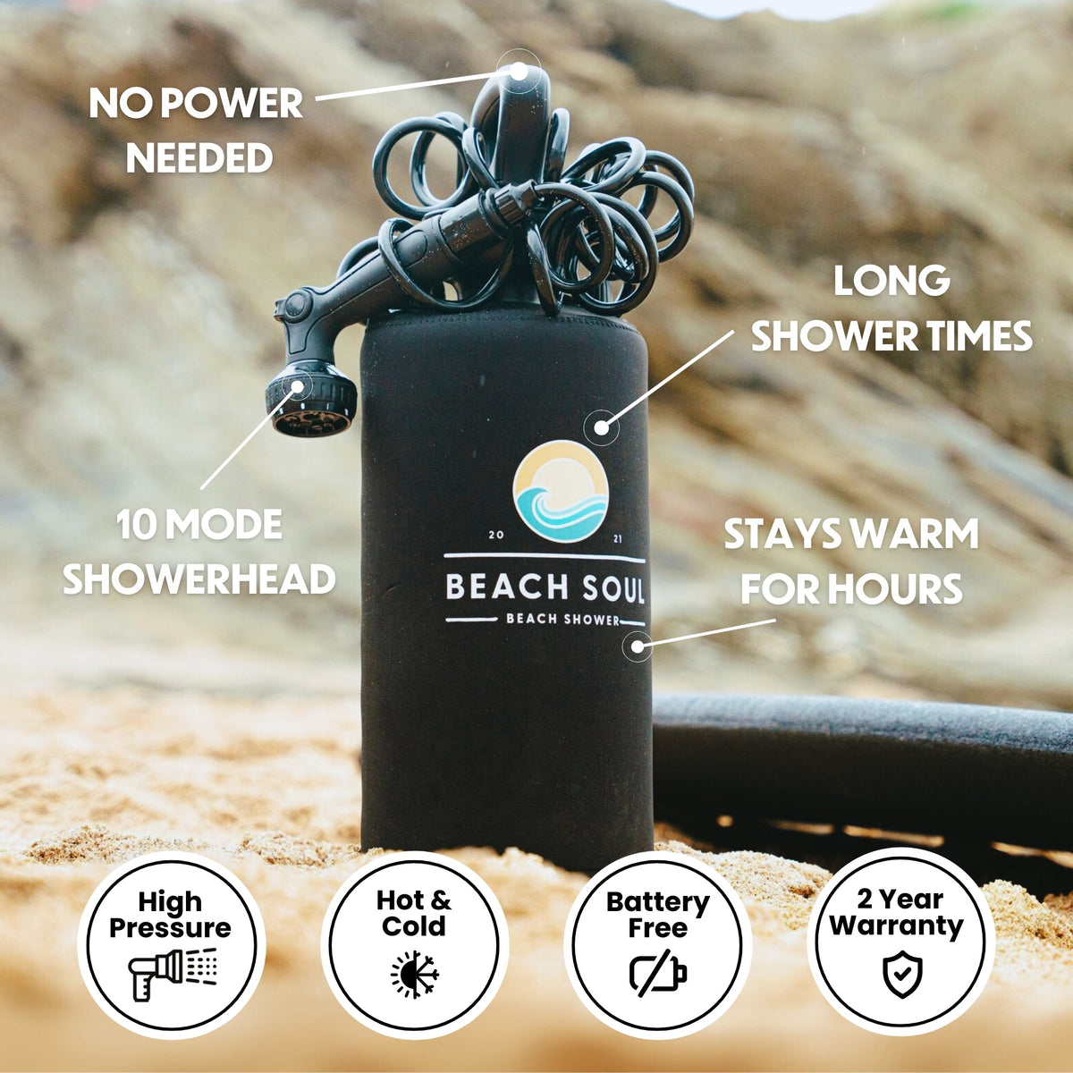 Beach Soul Original 2.1G Portable Shower