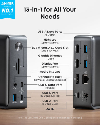 Anker 575 USB-C Docking Station | 13-in-1