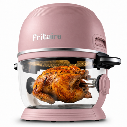 Fritaire 9-in-1 Glass Air Fryer | Mauve Rose