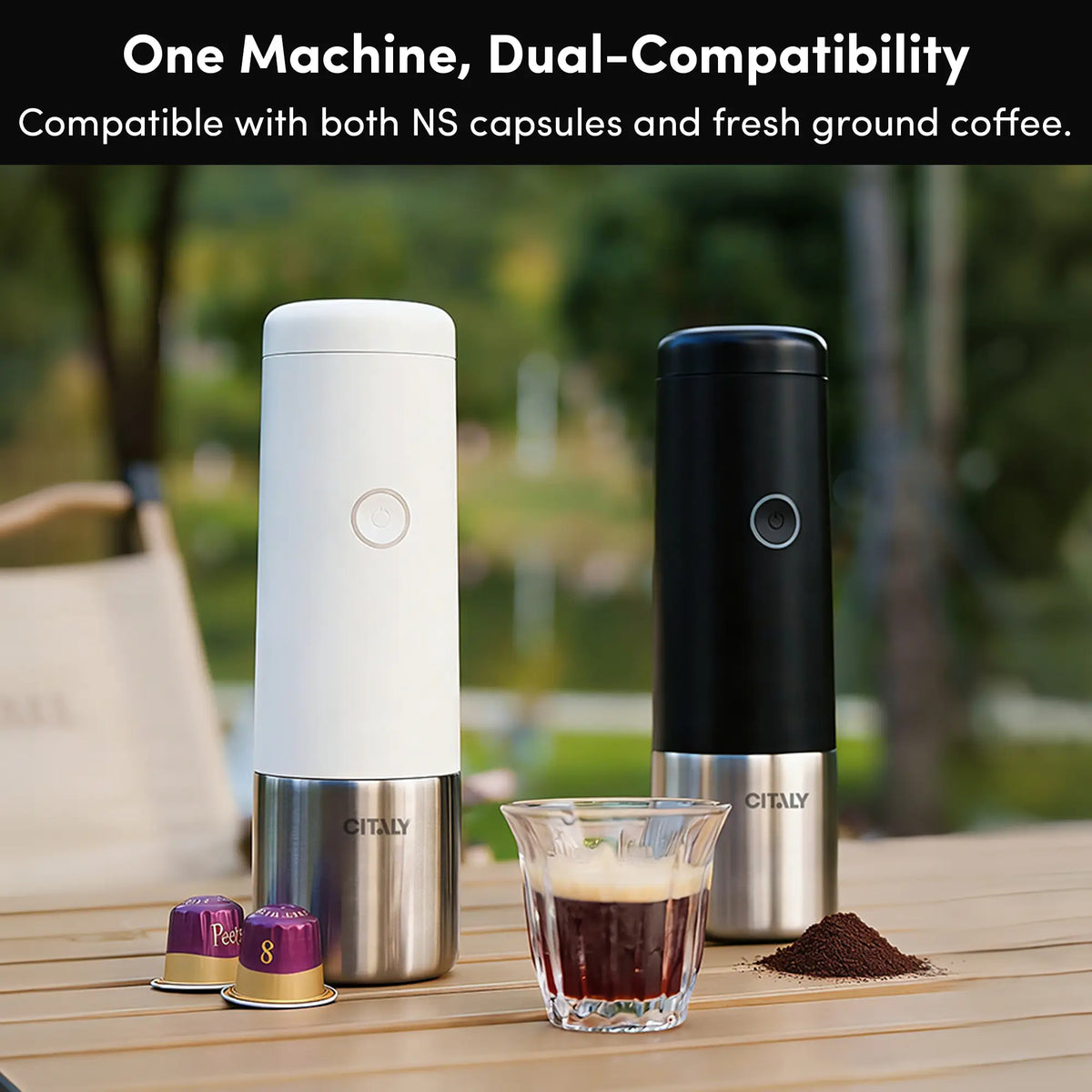 Citaly GO-1 Portable Espresso Machine | Self-Heating & USB-C
