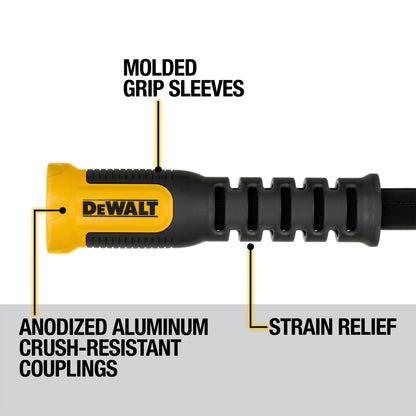 DEWALT 50 ft × 5/8 in Heavy-Duty Fabric Garden Hose | DXMH3302