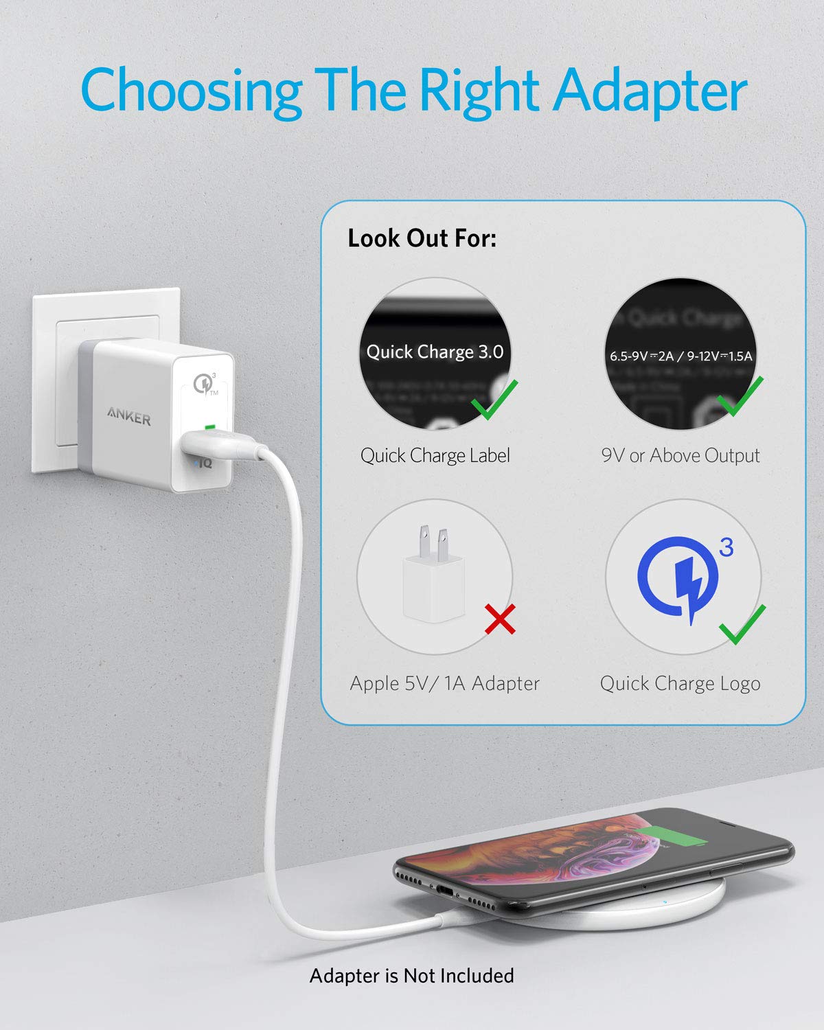 Anker 313 Wireless Charger | PowerWave Pad