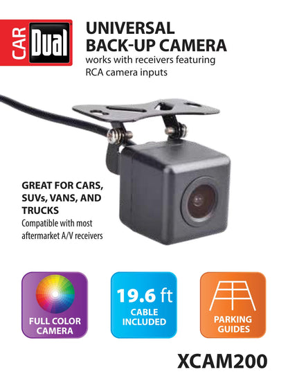 Waterproof HD Backup Camera with 170° Wide-Angle View