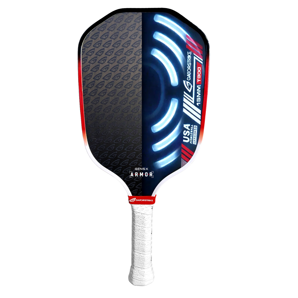 GatorStrike A.R.M.O.R Gen 5X Pickleball Paddle | 15mm Raw Carbon