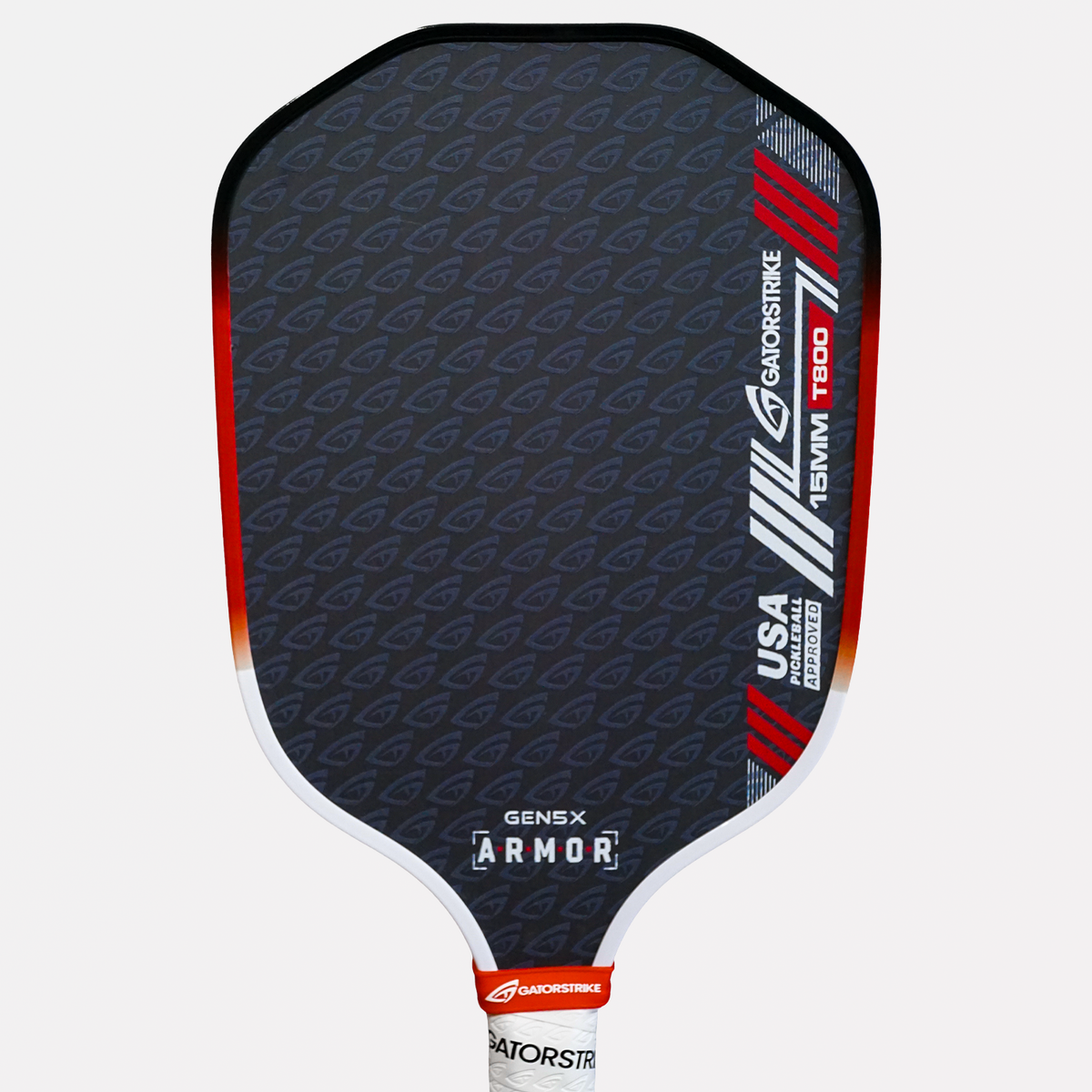 GatorStrike A.R.M.O.R Gen 5X Pickleball Paddle | 15mm Raw Carbon