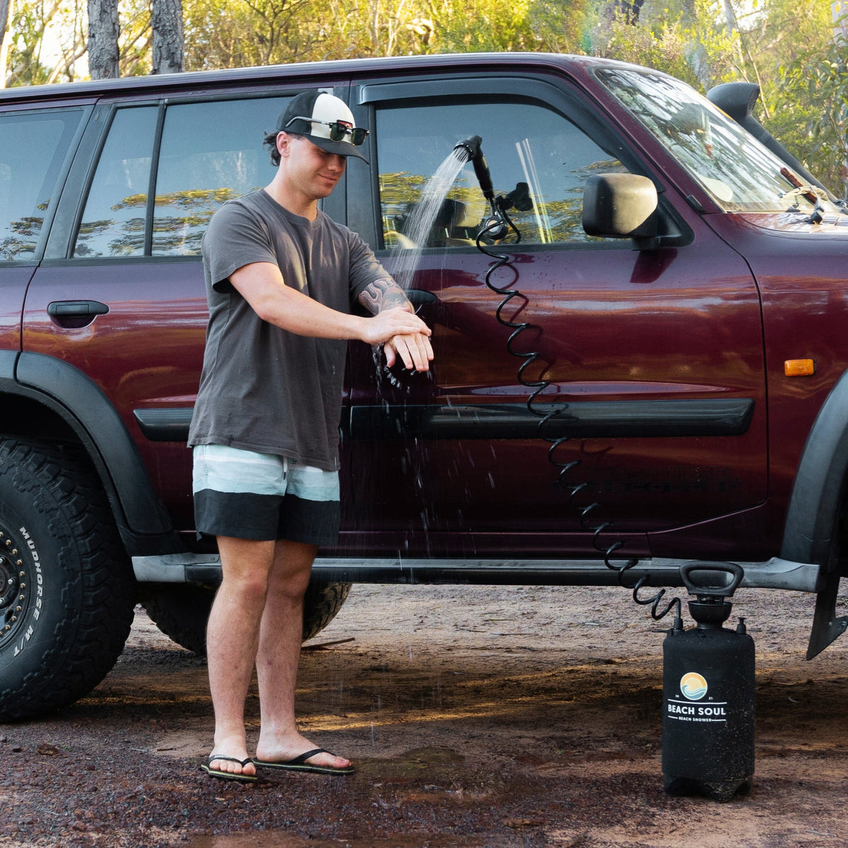 Beach Soul Portable Shower Holder | Suction Mount