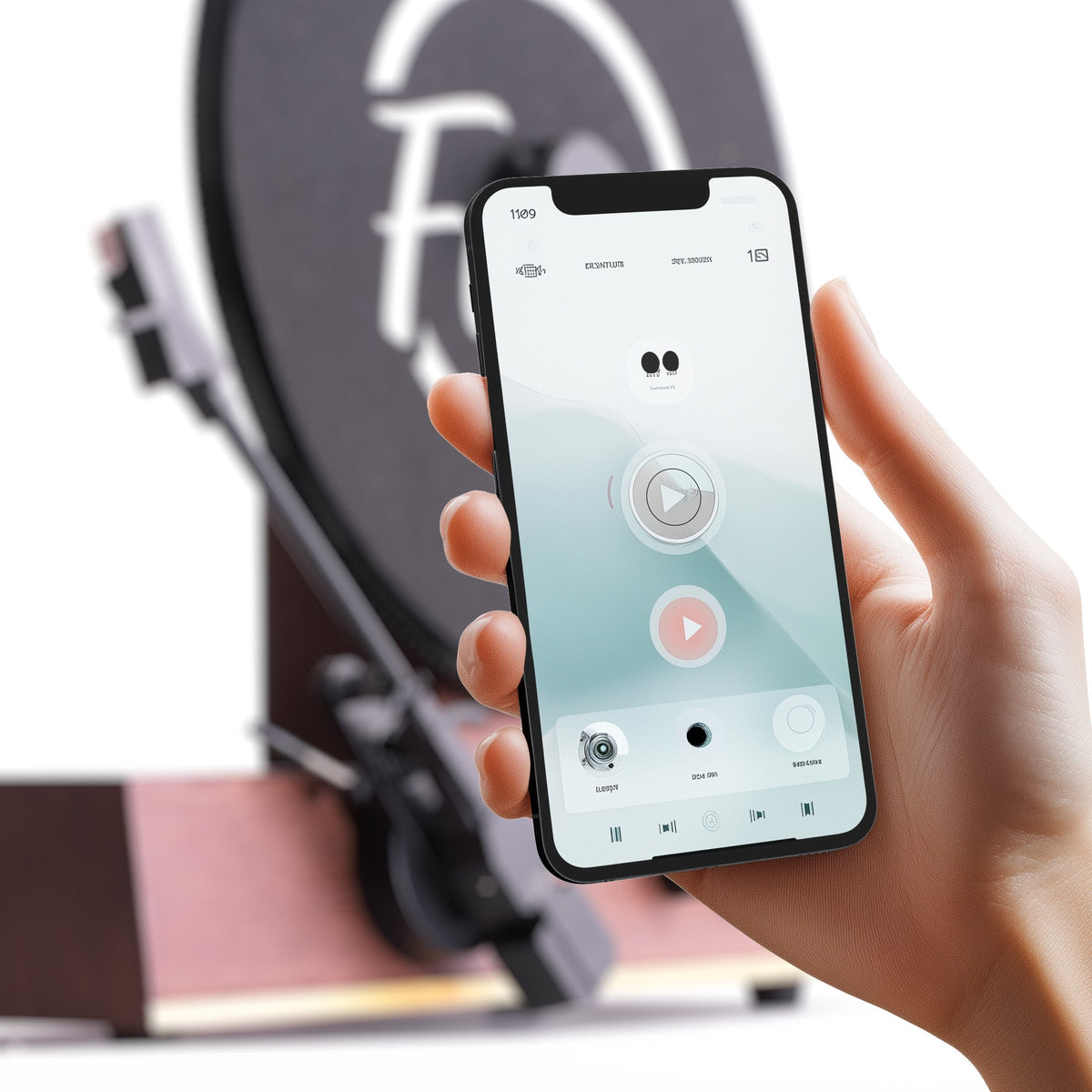 Bluetooth connectivity feature on Fuse Audio GLD record player