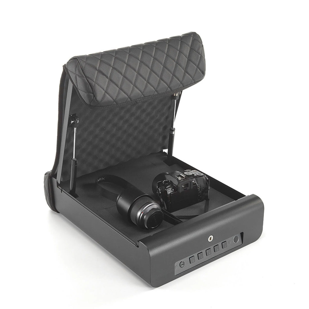 BoostedSafe Elite Vehicle Safe | Fingerprint, Key & Digital Lock