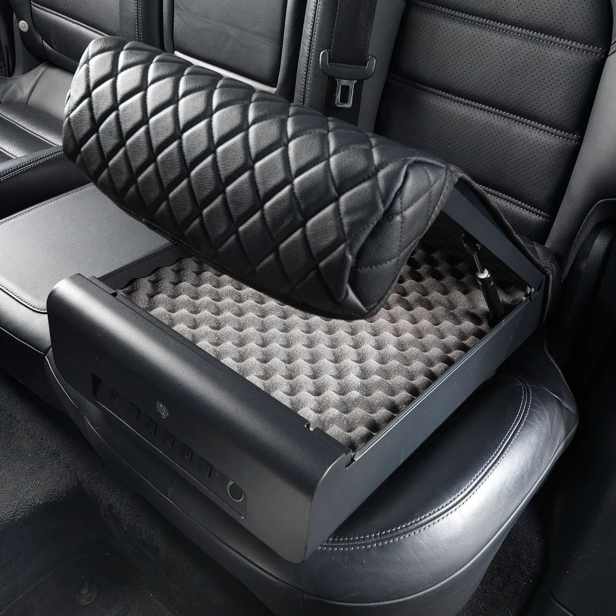 BoostedSafe Elite Vehicle Safe | Fingerprint, Key & Digital Lock