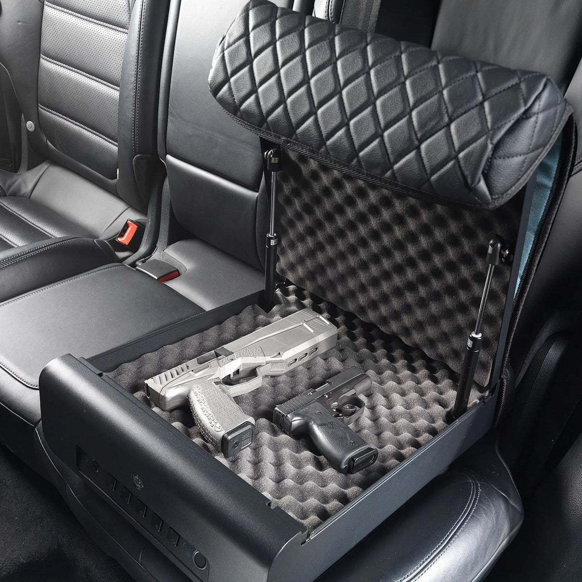 BoostedSafe Elite Vehicle Safe | Fingerprint, Key & Digital Lock