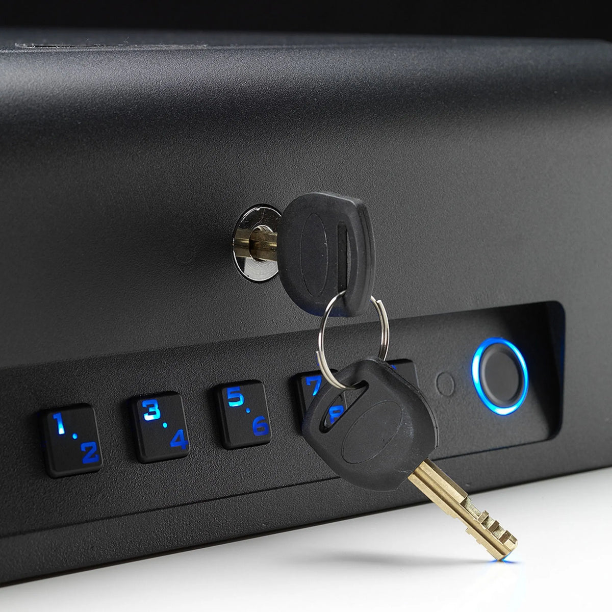 BoostedSafe Elite Vehicle Safe | Fingerprint, Key & Digital Lock