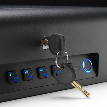 BoostedSafe Elite Vehicle Safe | Fingerprint, Key & Digital Lock