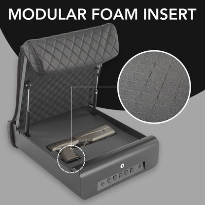 BoostedSafe Elite Vehicle Safe | Fingerprint, Key & Digital Lock