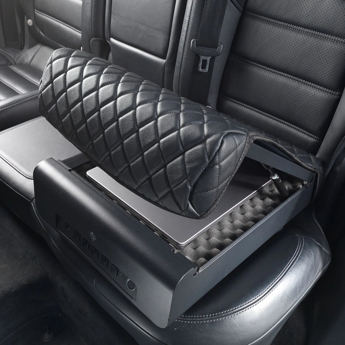 BoostedSafe Elite Vehicle Safe | Fingerprint, Key & Digital Lock