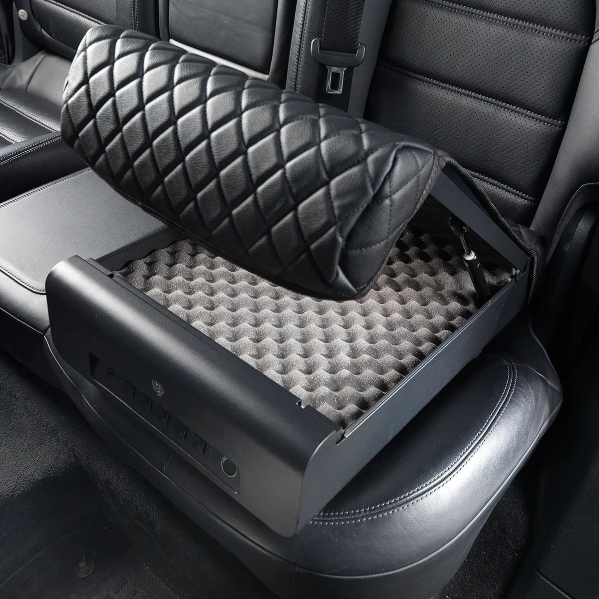 BoostedSafe Elite Vehicle Safe | Fingerprint, Key & Digital Lock