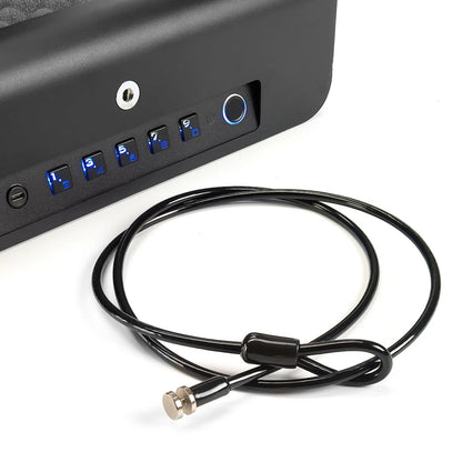 BoostedSafe Elite Vehicle Safe | Fingerprint, Key & Digital Lock