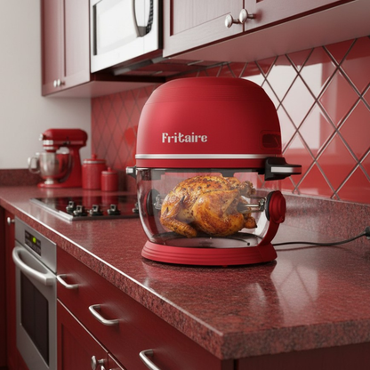 Fritaire 9-in-1 Glass Air Fryer | Cherry