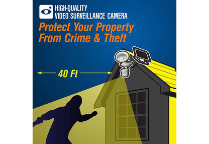 Solar Security Video Camera and Floodlight