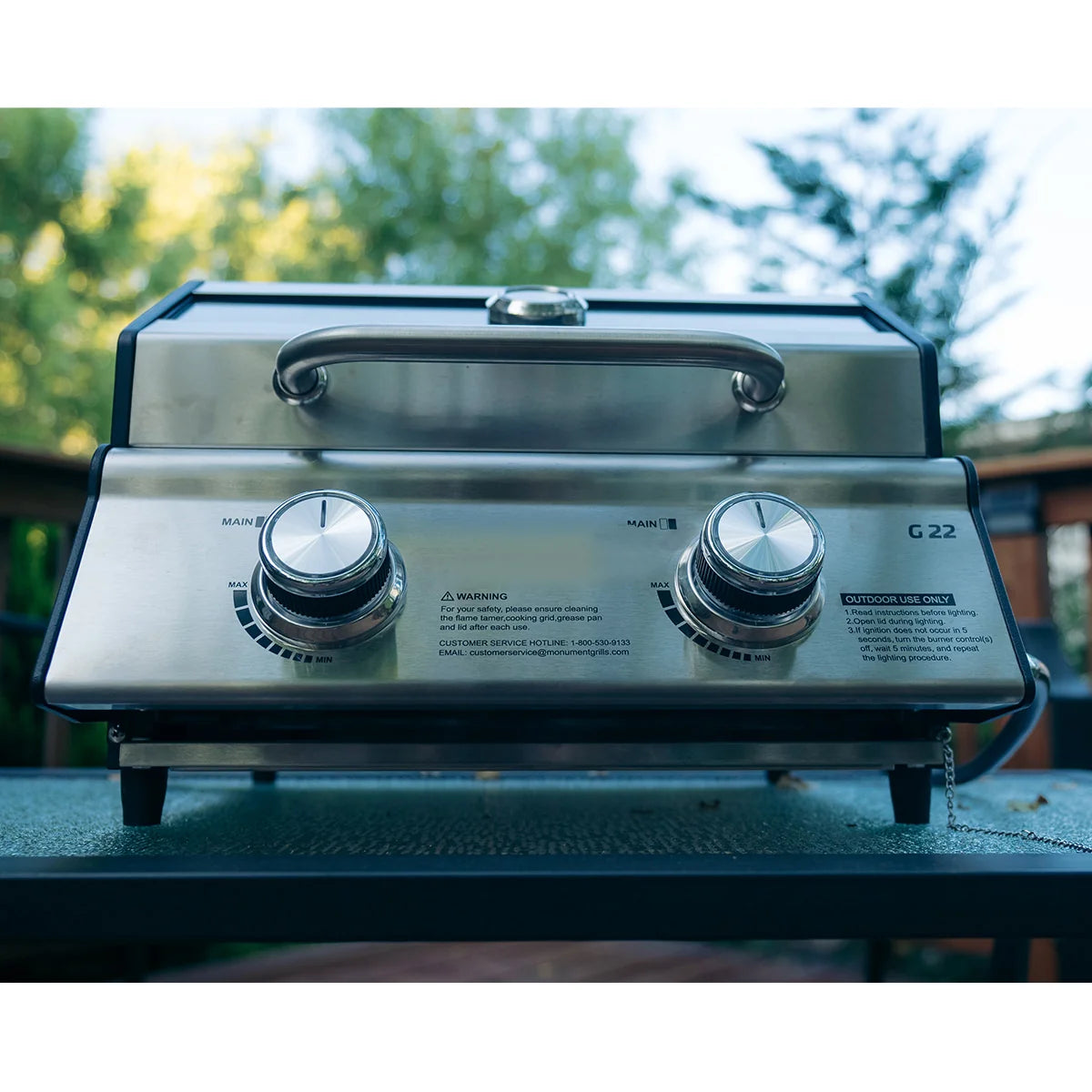 Tabletop Propane Gas Grill