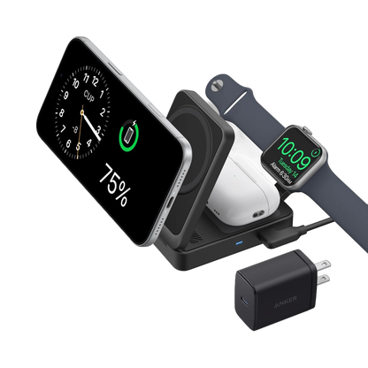 Anker MagGo 3-in-1 Foldable Wireless Charging Station