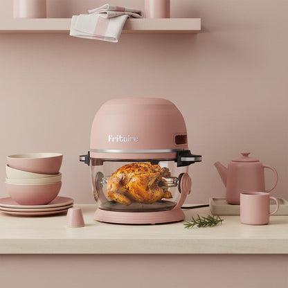 Fritaire 9-in-1 Glass Air Fryer | Mauve Rose