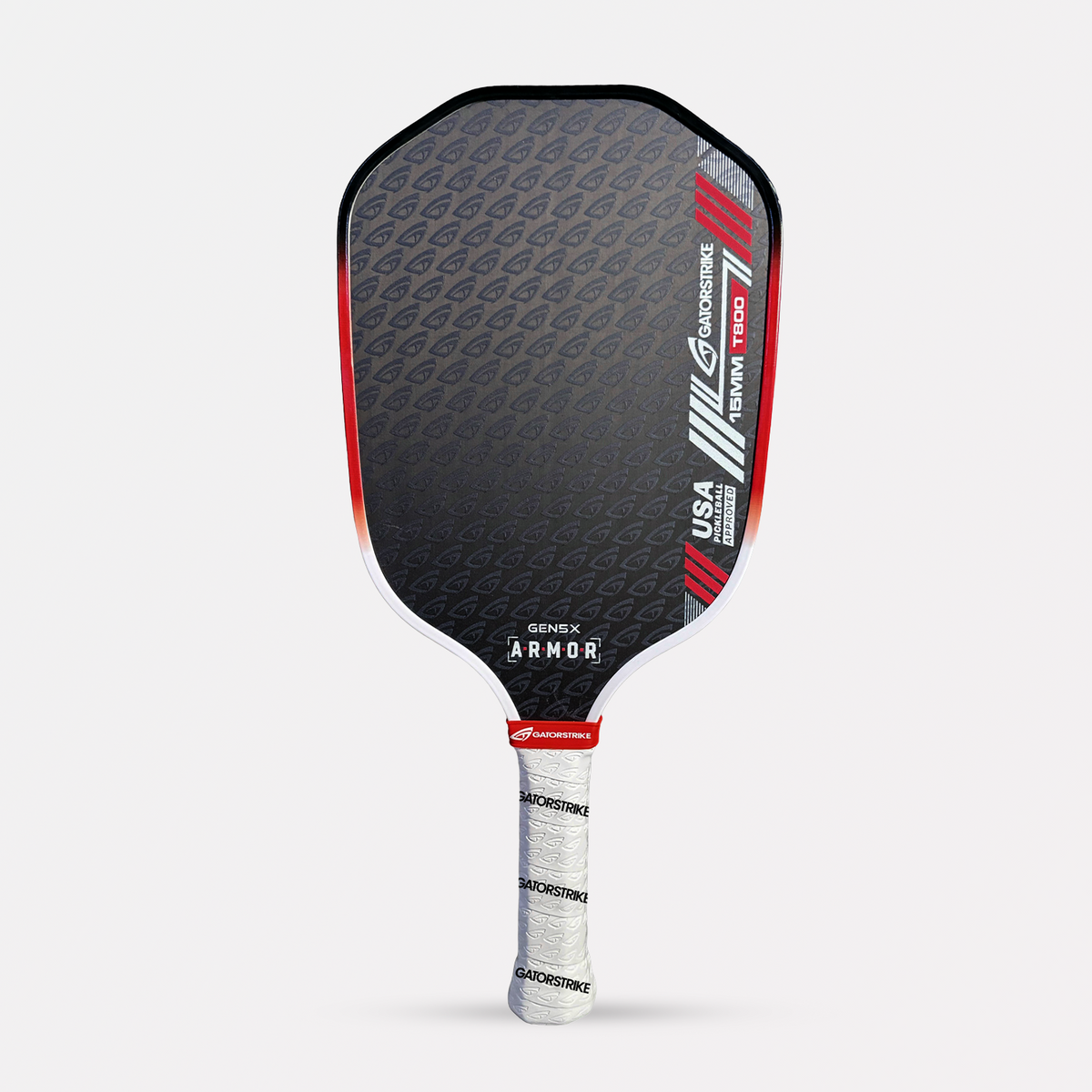 GatorStrike A.R.M.O.R Gen 5X Pickleball Paddle | 15mm Raw Carbon