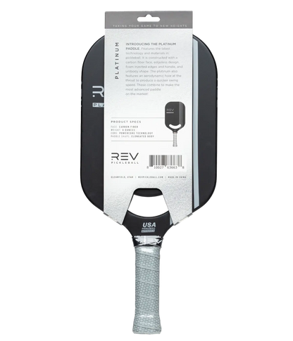 REV Platinum Pickleball Paddle | Hybrid Face & 13mm Core