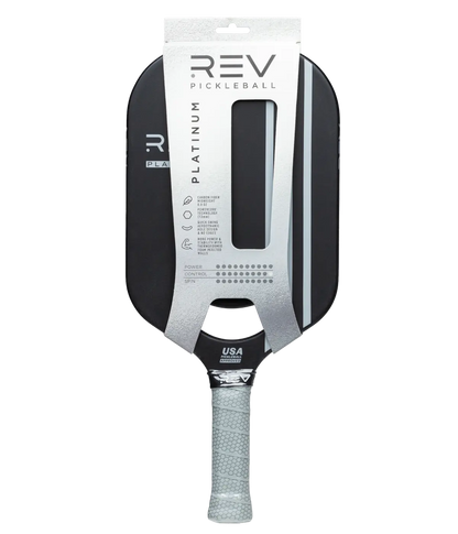 REV Platinum Pickleball Paddle | Hybrid Face & 13mm Core
