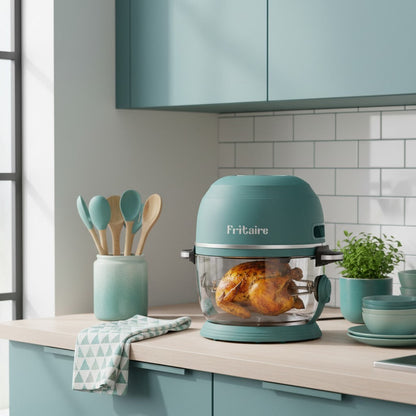 Fritaire 9-in-1 Glass Air Fryer | Sage Green