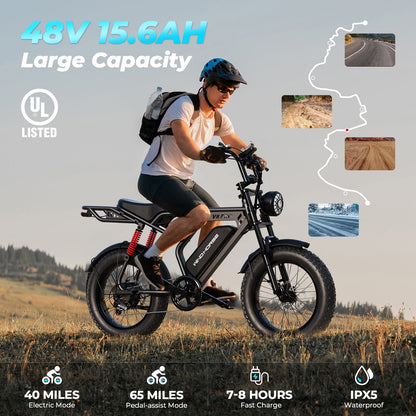 Windhorse V8 Pro Fat Tire Electric Bike